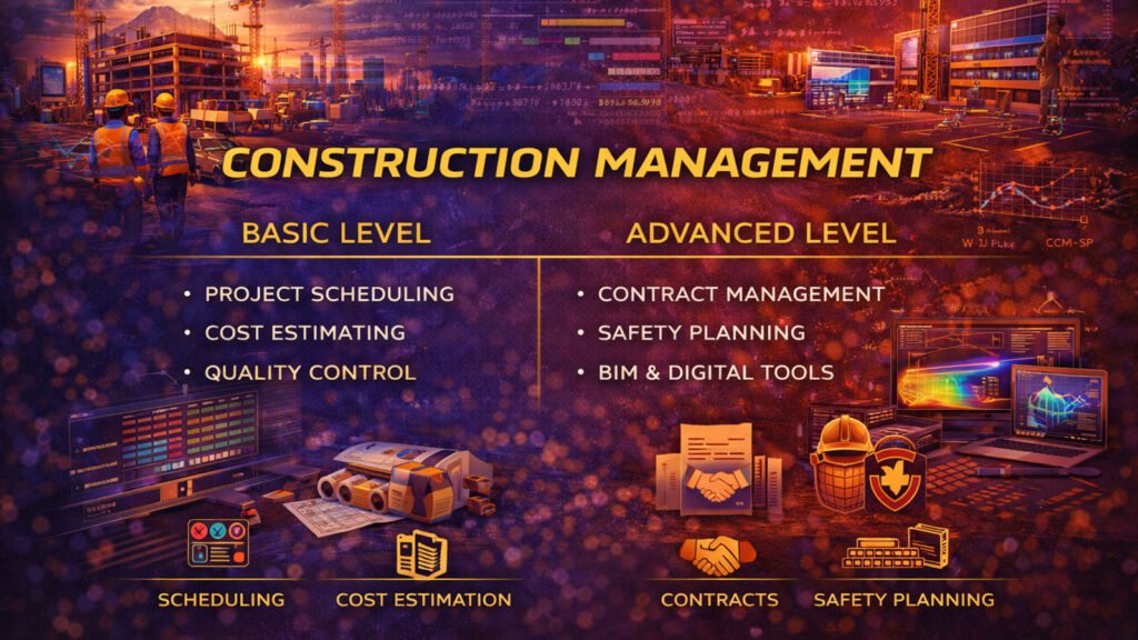Construction Management Basic and Advanced Level - Joad Academy