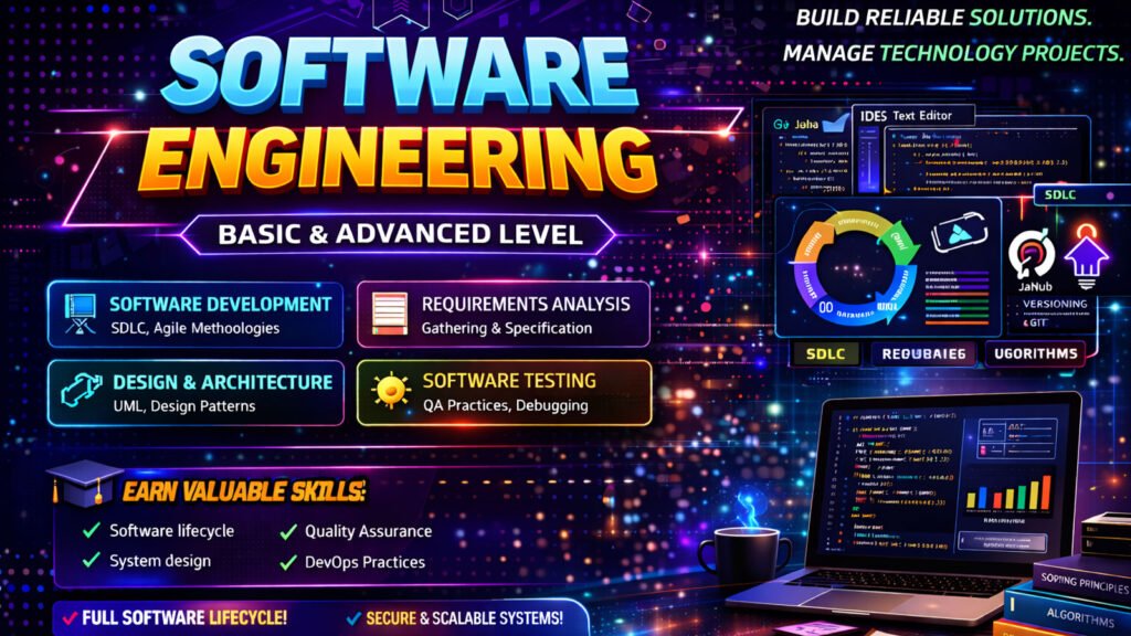 Engr Basic Learning Coding Software Engineering Basic and Advanced Level - Joad Academy